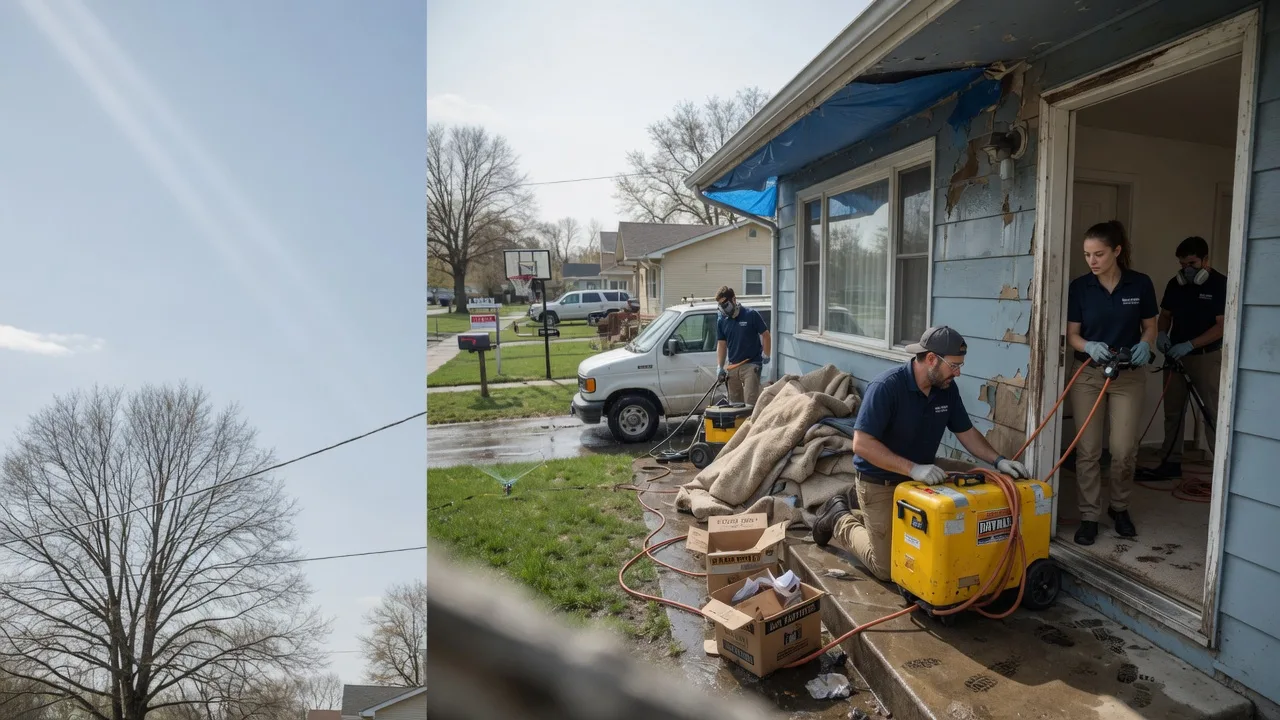 Basement Flood Cleanup in Kanopolis, KS near me